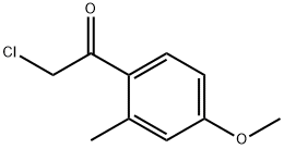 2-클로로-1-(4-메톡시-2-메틸페닐)에타논 구조식 이미지