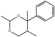 2,4,5-trimethyl-4-phenyl-1,3-dioxane Structure