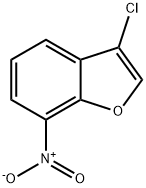 3-CHLORO-7-NITRO-1-BENZOFURAN Structure