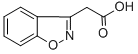 1,2-BENZISOXAZOLE-3-ACETIC ACID 구조식 이미지