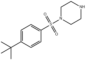 1-[(4-tert-부틸페닐)술포닐]피페라진(SALTDATA:FREE) 구조식 이미지