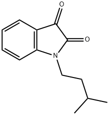 1-isopentylindoline-2,3-dione Structure