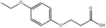 Propanoic acid, 3-(4-ethoxyphenoxy)- (9CI) 구조식 이미지