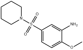 2-methoxy-5-(1-piperidinylsulfonyl)benzenamine 구조식 이미지