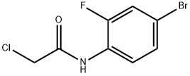 N-(4-BROMO-2-FLUORO-PHENYL)-2-CHLORO-ACETAMIDE Structure