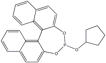 (R)-BINAPHTHYLCYCLOPENTYLPHOSPHITE Structure