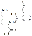 L-lysine o-acetoxybenzoate Structure