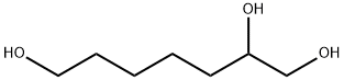 1,2,7-HEPTANETRIOL Structure