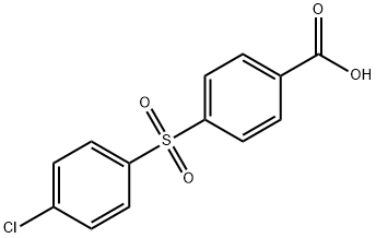 4-[(4-Chlorophenyl)sulfonyl]benzoic acid 구조식 이미지