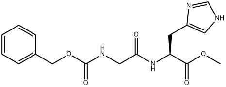 L-Histidine, N-[(phenylmethoxy)carbonyl]glycyl-, methyl ester 구조식 이미지