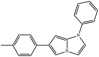 1-Phenyl-6-(p-tolyl)-1H-pyrrolo(1,2-a)imidazole Structure