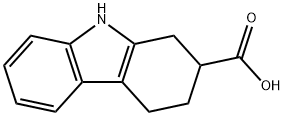 1h-carbazole-2-carboxylic acid, 2,3,4,9-tetrahydro- Structure