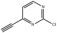 Pyrimidine, 2-chloro-4-ethynyl- (9CI) 구조식 이미지