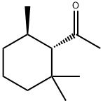 Ethanone, 1-[(1S,6R)-2,2,6-trimethylcyclohexyl]- (9CI) Structure