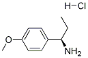 (R)-1-(4-METHOXYPHENYL)PROPAN-1-AMINE-HCl Structure