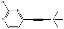 2-Chloro-4-trimethylsilanylethynyl-pyrimidine Structure