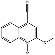 4-퀴놀린카보니트릴,2-메톡시-,1-산화물 구조식 이미지