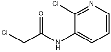 2-클로로-N-(2-클로로피리딘-3-YL)아세타미드 구조식 이미지