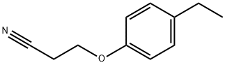 Propanenitrile, 3-(4-ethylphenoxy)- (9CI) Structure