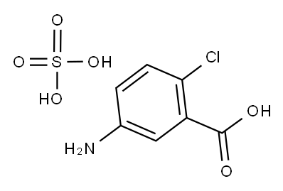 5-AMINO-2-CHLOROBENZOIC ACID SULFATE Structure