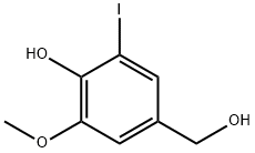 4-(하이드록시메틸)-2-IODO-6-메톡시페놀 구조식 이미지