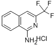 1-Amino-3-(trifluoromethyl)isoquinoline monohydrochloride Structure