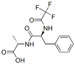 N-trifluoroacetylphenylalanylalanine Structure