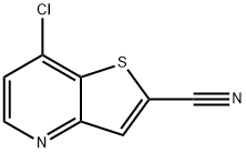 7-chlorothieno[3,2-b]pyridine-2-carbonitrile Structure