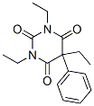 1,3,5-Triethyl-5-phenyl-2,4,6(1H,3H,5H)-pyrimidinetrione Structure