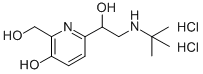 alpha6-[[(tert-butyl)amino]methyl]-3-hydroxypyridine-2,6-dimethanol dihydrochloride Structure