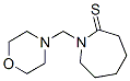 2H-Azepine-2-thione,  hexahydro-1-(4-morpholinylmethyl)- Structure