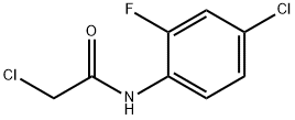 2-CHLORO-N-(4-CHLORO-2-FLUOROPHENYL)ACETAMIDE Structure