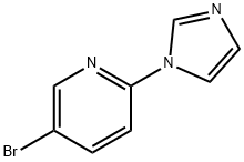 5-BROMO-2-IMIDAZOL-1-YL-PYRIDINE Structure