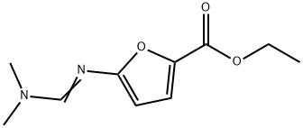 2-Furancarboxylicacid,5-[[(dimethylamino)methylene]amino]-,ethylester Structure