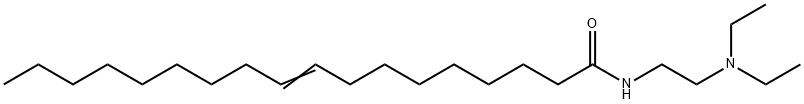 N-(2-디에틸아미노에틸)-올레아미드 구조식 이미지