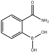 2-AMINOCARBONYLPHENYLBORONIC ACID 구조식 이미지