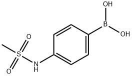 4-(METHYLSULFONYLAMINO)PHENYLBORONIC ACID 구조식 이미지