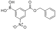 (3-BENZYLOXYCARBONYL-5-NITROPHENYL)BORONIC ACID 구조식 이미지