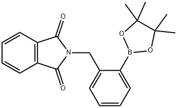 (2-PHTHALIMIDOMETHYLPHENYL)BORONIC ACID, PINACOL ESTER Structure