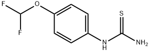 N-[4-(Difluoromethoxy)phenyl]thiourea Structure