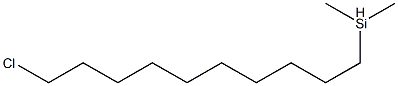 N-DECYLDIMETHYLCHLOROSILANE Structure