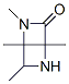 2,5-Diazabicyclo[2.2.0]hexan-3-one,1,2,4,6-tetramethyl-(9CI) 구조식 이미지