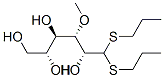 3-O-메틸-D-글루코스디프로필디티오아세탈 구조식 이미지