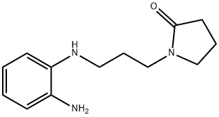 1-(3-(2-AMINOPHENYLAMINO)PROPYL)PYRROLIDIN-2-ONE Structure