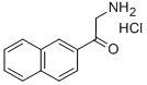 2-(2-NAPHTHYL)-2-OXO-1-ETHANAMINIUM CHLORIDE Structure