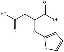 2-(Thiophen-2-ylsulfanyl)-succinic acid Structure
