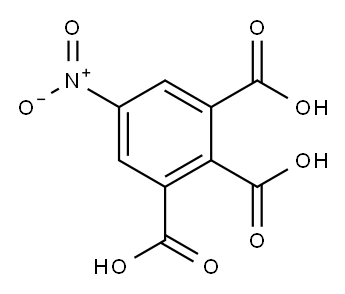 5-Nitro-1,2,3-benzenetricarboxylic acid Structure