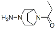 3,8-Diazabicyclo[3.2.1]octan-3-amine,8-(1-oxopropyl)-(9CI) Structure