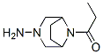 3,8-Diazabicyclo[3.2.1]octan-3-amine,8-(1-oxopropyl)-(9CI) 구조식 이미지