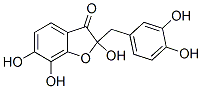 2-[(3,4-Dihydroxyphenyl)methyl]-2,6,7-trihydroxybenzofuran-3(2H)-one Structure